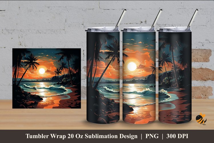 Cold Night Tumbler Wrap Sublimation Design 4