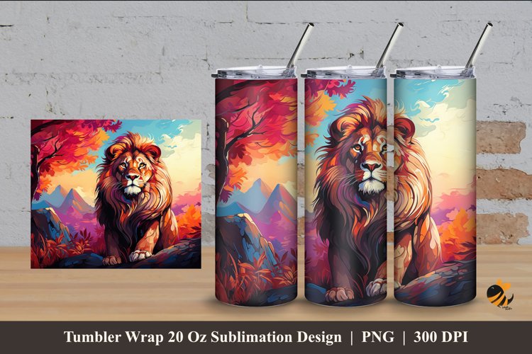 Living Forests Tumbler Wrap Sublimation Design 4