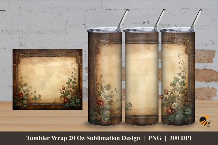 Board Luxury Tumbler Wrap Sublimation Design 4 example image 1