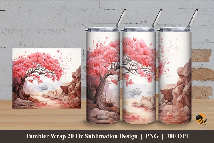 Magnificent Views Tumbler Wrap Sublimation Design 4