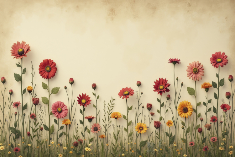 Flowers Texture Image 12