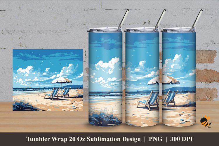 Beach Sublimation Design Image 4