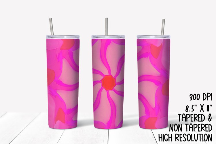 Bright Kalidescope Sublimation Tumbler example image 1