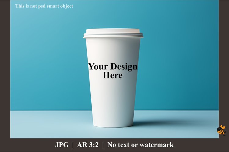 White Cup Mockup Design Illustration 4