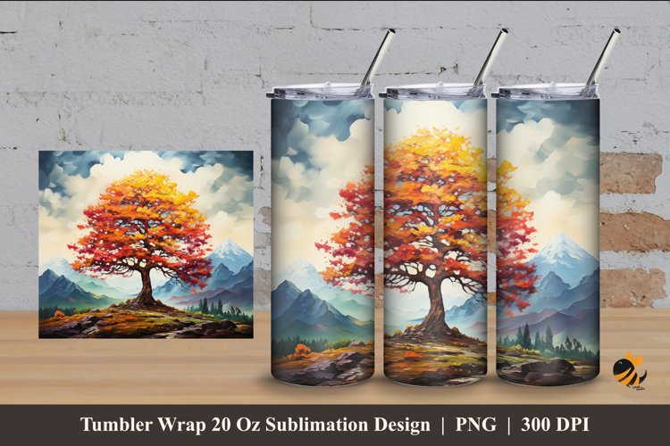 Wild Exoticism Tumbler Wrap Sublimation Design 4