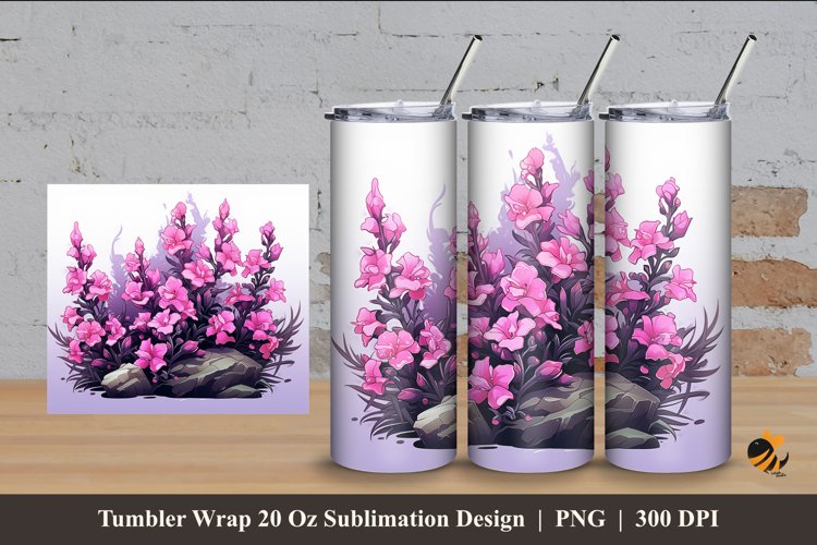 Luxurious Shape Tumbler Wrap Sublimation Design 4