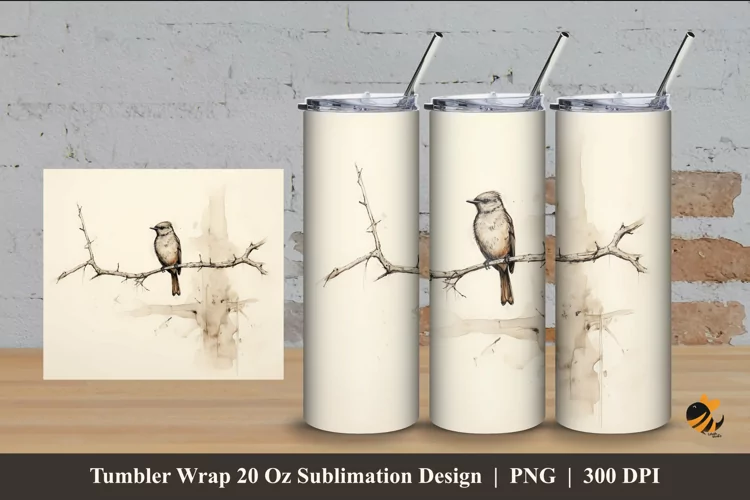 Old Times Tumbler Wrap Sublimation Design 4