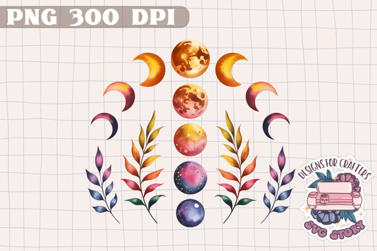 Moon Phases Svg Image 2