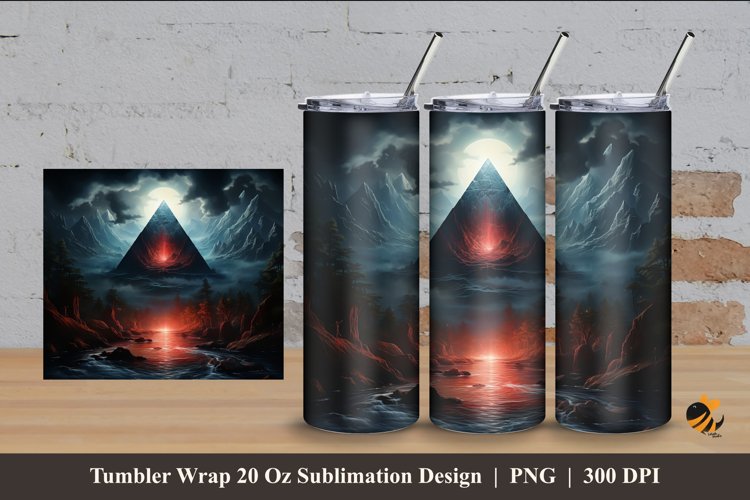 Imaginary Horror Tumbler Wrap Sublimation Design 4