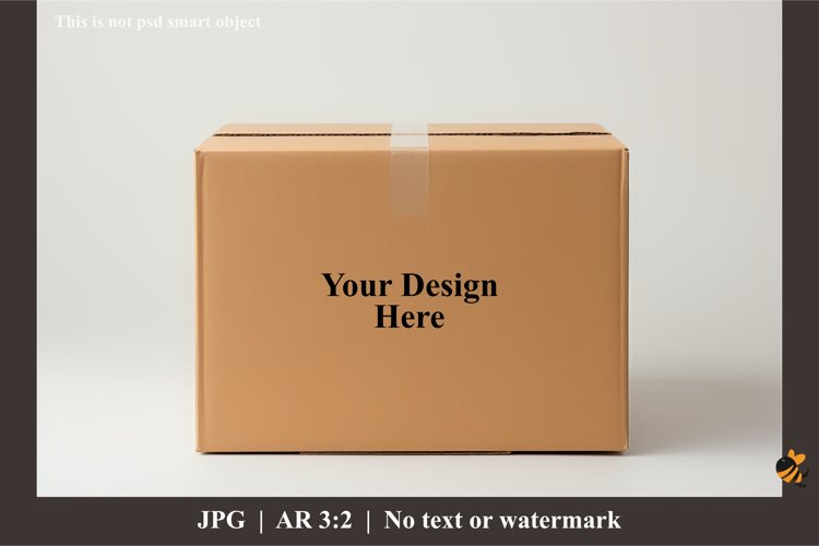 Box On The Floor Mockup Design Illustration 4