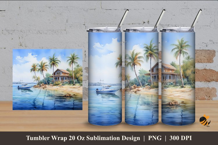 Beach Sublimation Design Image 10