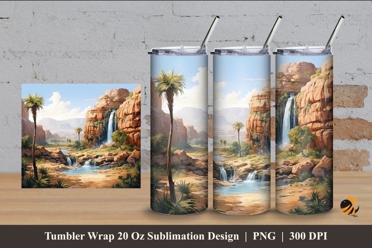 Beautiful Morning Tumbler Wrap Sublimation Design 4