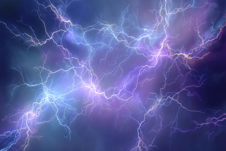Colorful Lightning Background