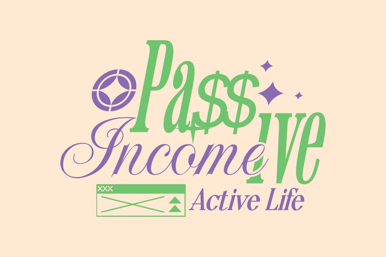 Passive Office Digital Preneur Streetwear T-shirt Design