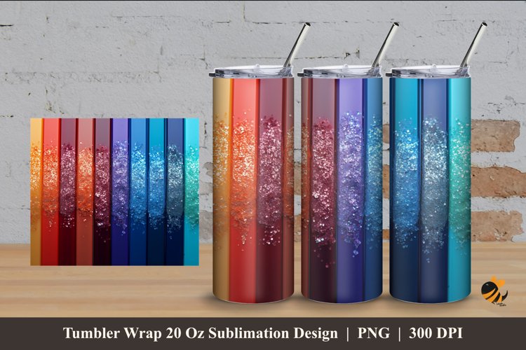 Rainbow Tumbler Wrap Image 14
