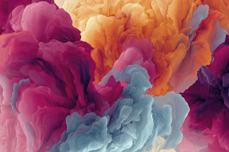 Colorful Smoke Background