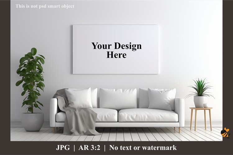 Wall Poster Mockup Design Illustration 4