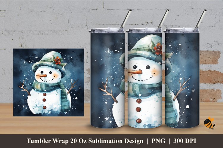 Cute Snowman Clipart Image 9