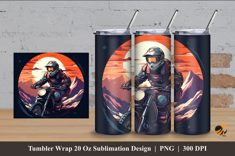 Exciting Adventure Tumbler Wrap Sublimation Design 4 example image 1