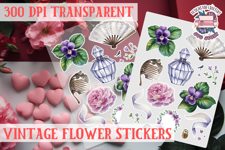 Retro Flowers Svg Image 8
