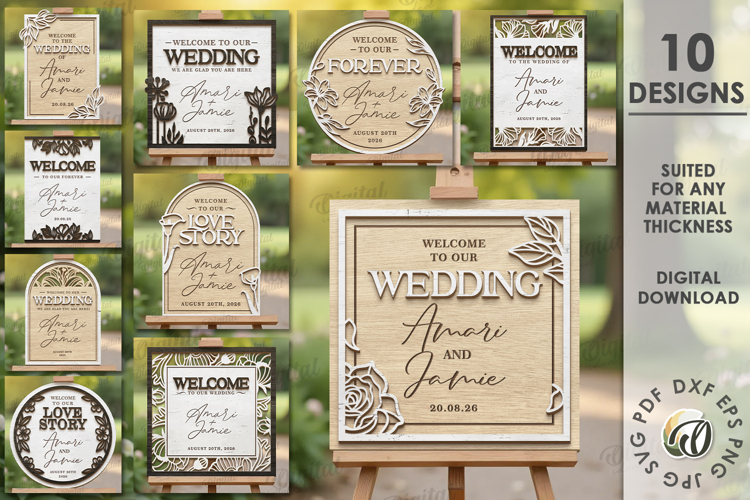  Wedding Welcome Sign Image 6