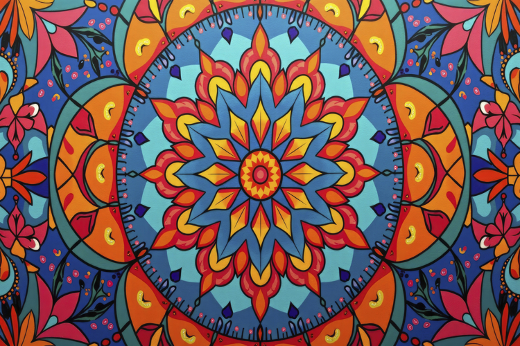 Colorful Mandala Background