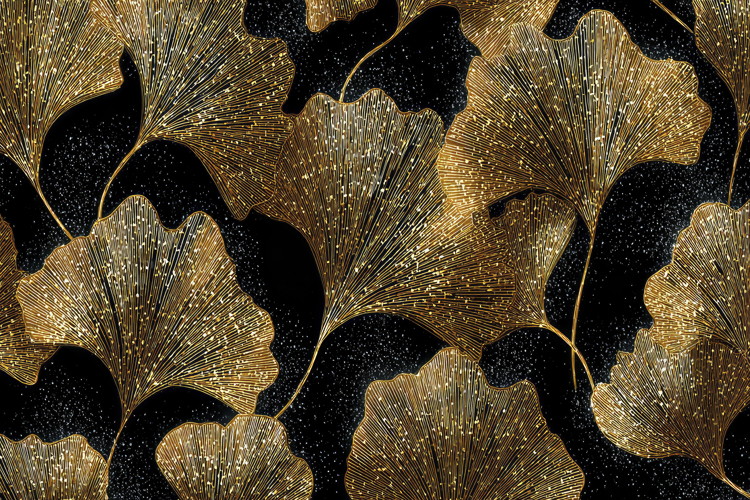 Ginkgo Leaves Background