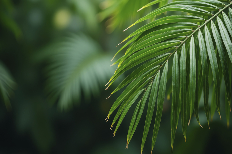 Palm Branch Background Wallpaper