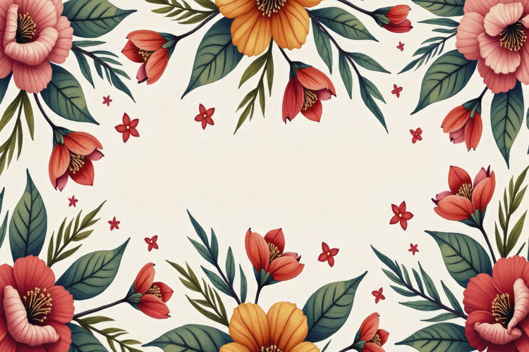 Floral Background Image 9