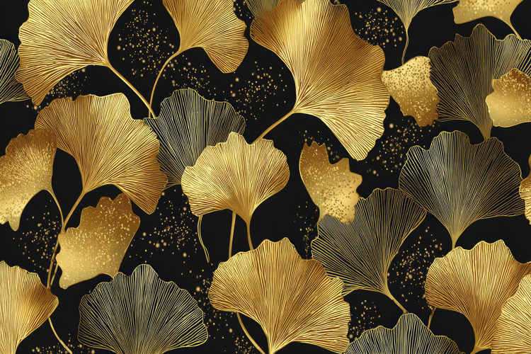 Ginkgo Leaves Background