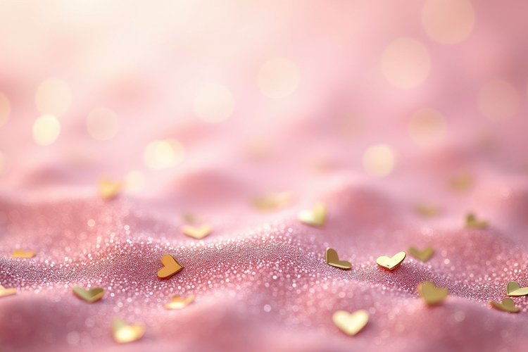 Pink Heart Background Image 24