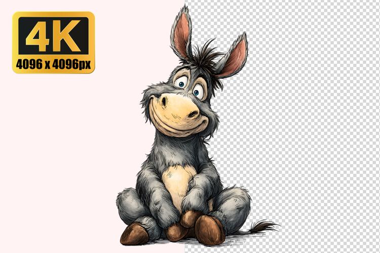 Donkey Clipart Image 14
