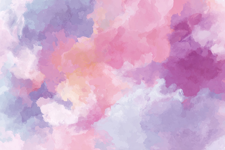 Dreamy Blend Abstract Watercolor Background