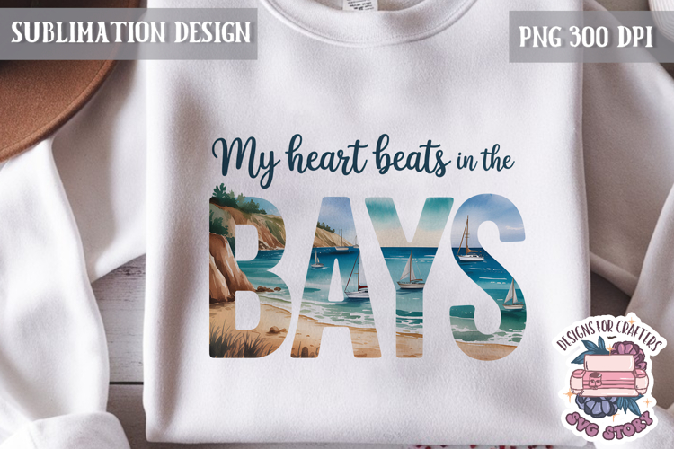 Summer Beach Sea Quote Watercolor Sublimation PNG