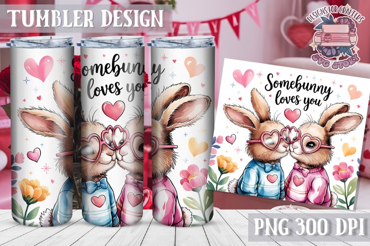 Sublimation Tumbler WRAP Love Design Quote Watercolor Animal