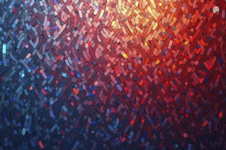 Abstract Mosaic Pattern Background Wallpaper