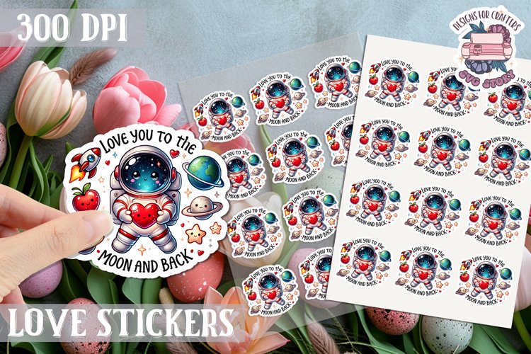 Love sticker Sheet Valentine Day Sign Lettering PNG 14 feb