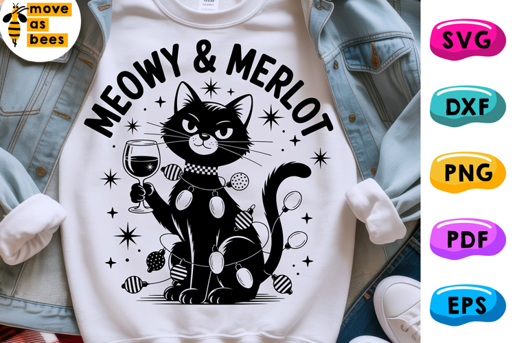 Cat Christmas Svg Image 5