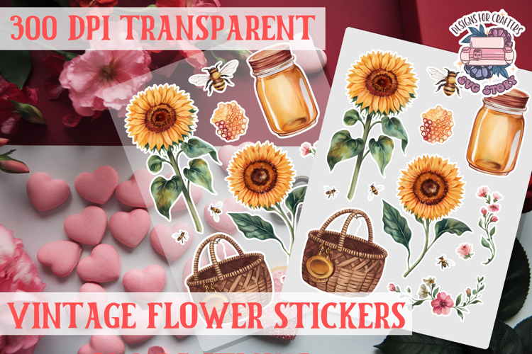 Retro Flowers Svg Image 2