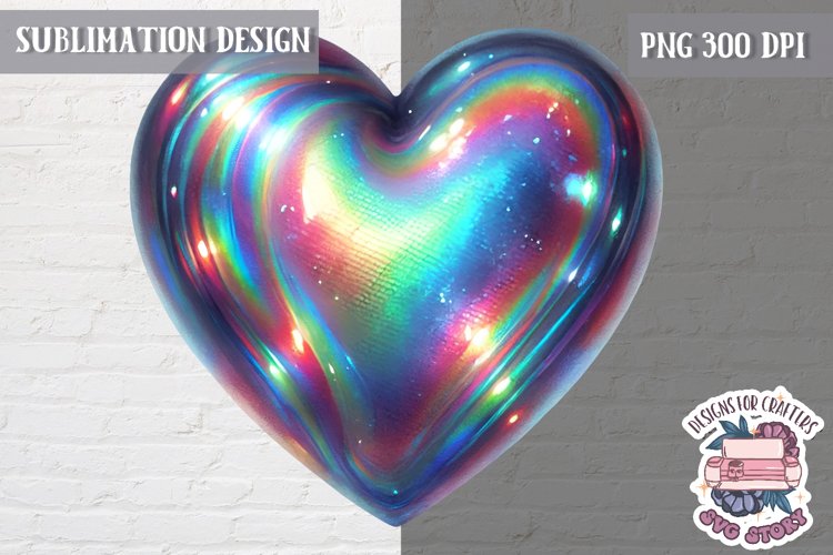 Valentine Heart Symbol Love Sublimation Design PNG Heart