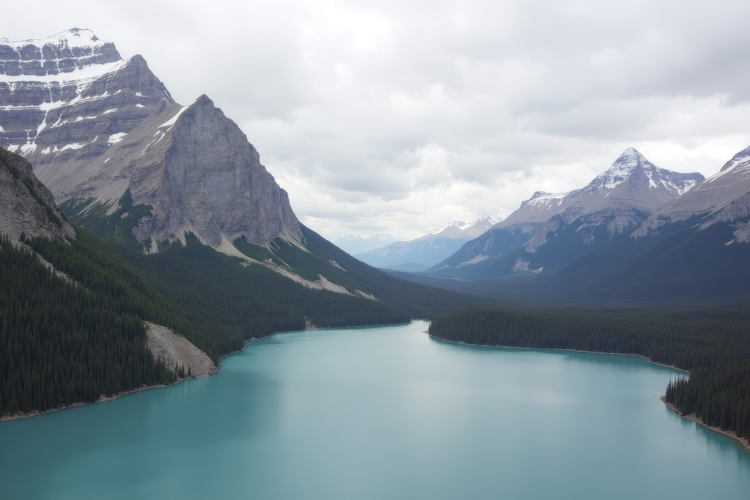 Glacial Lake Background