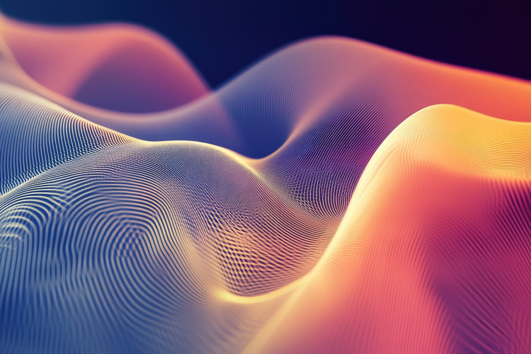 Abstract Waves Background Wallpaper