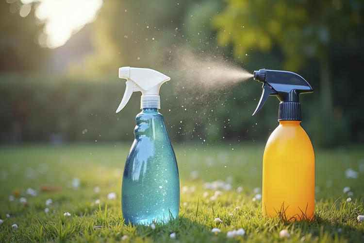 Spray Bottles Background Wallpaper