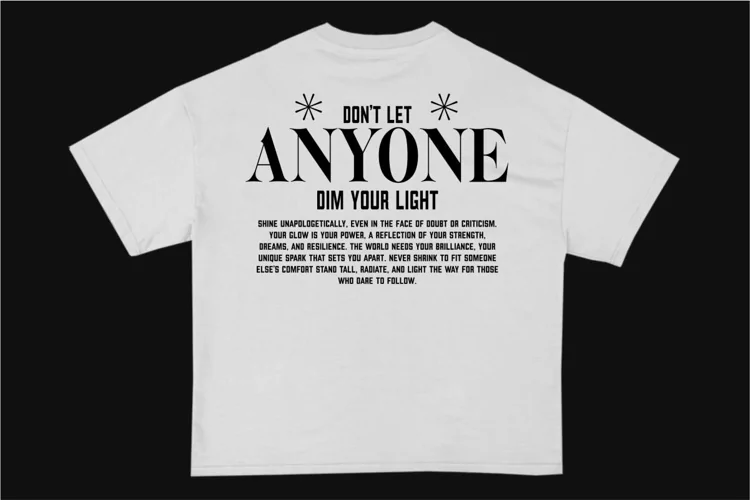 Don't Let Anyone Streetwear Typography T-shirt Design