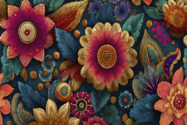 Colorful Floral Background