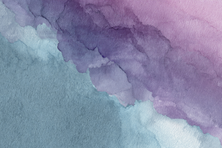 Purple Blue Watercolor background