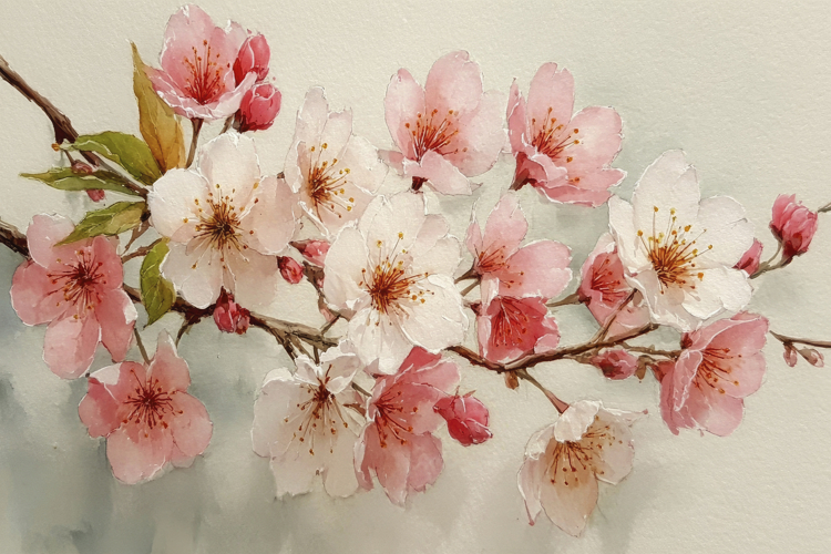 Cherry Blossoms Background