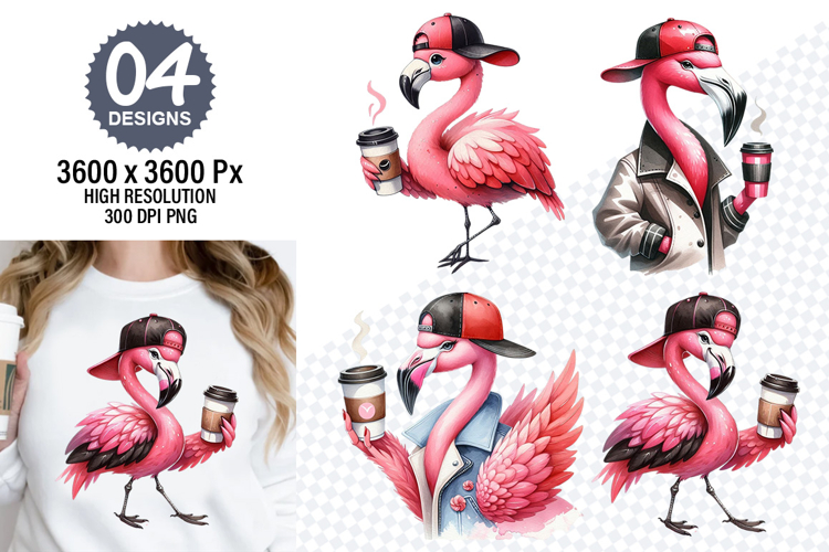 Flamingo Clipart Image 20