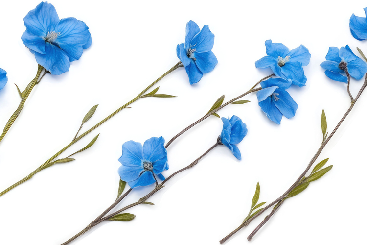 Blue Flower Background