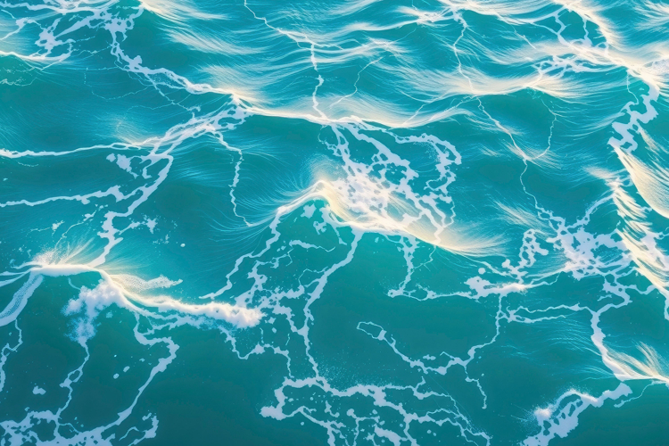 Sea Waves Water Surface Background